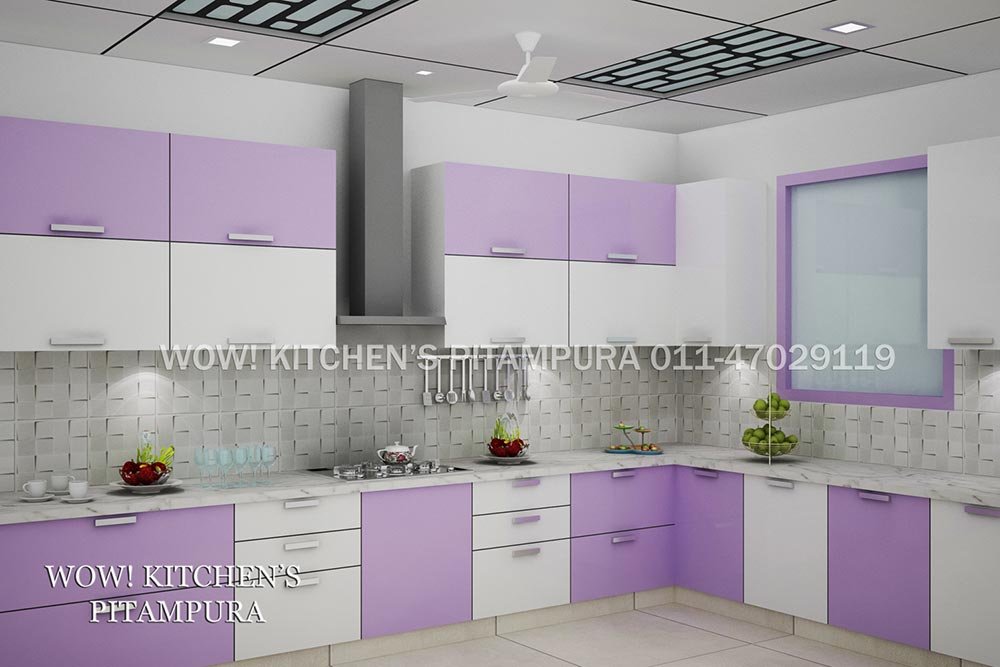 L shaped kitchen