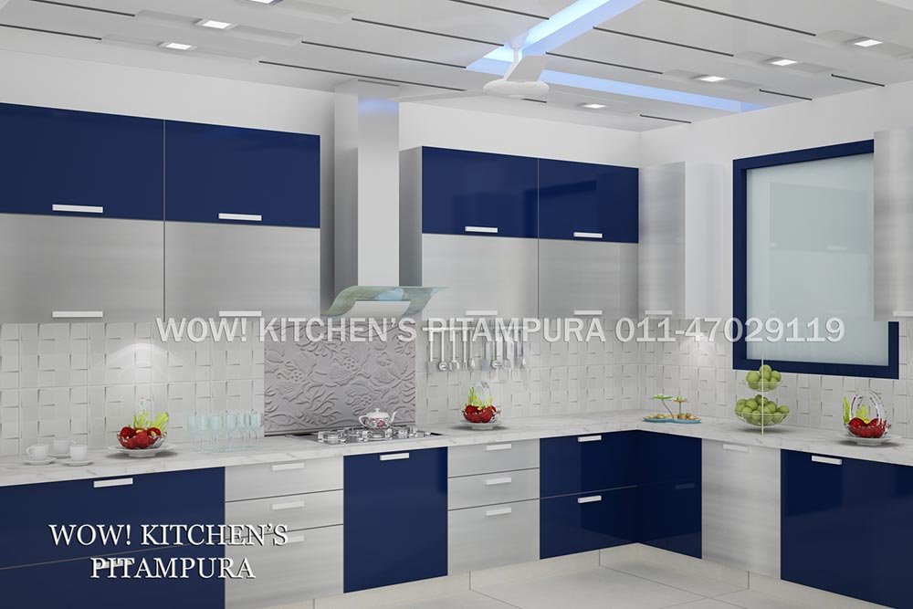 U Shaped Modular Kitchen
