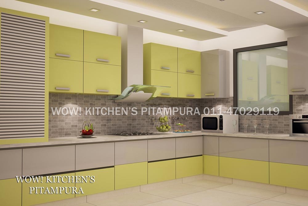 U Shaped Modular Kitchen