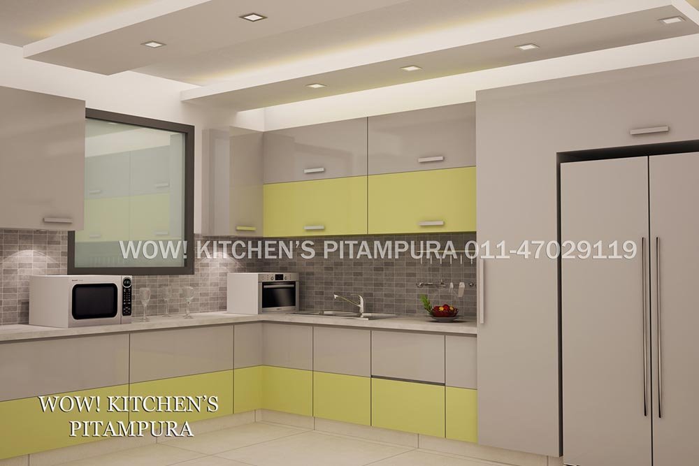 U Shaped Modular Kitchen