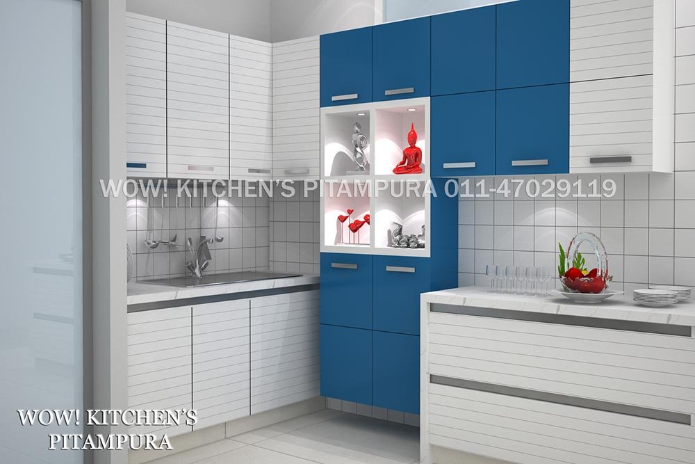 L shape kitchen design