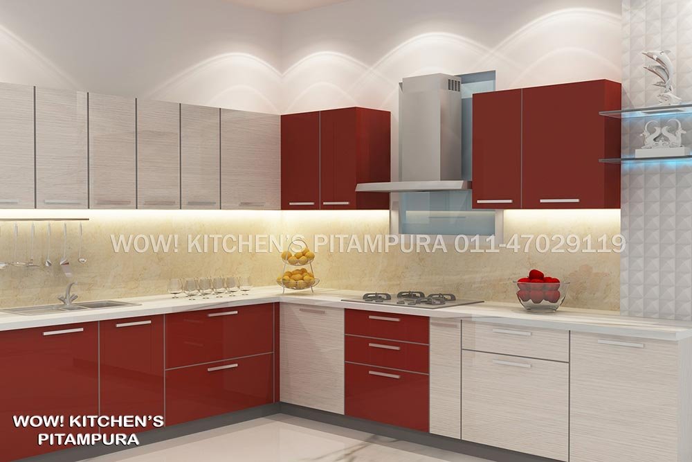 L shape kitchen design