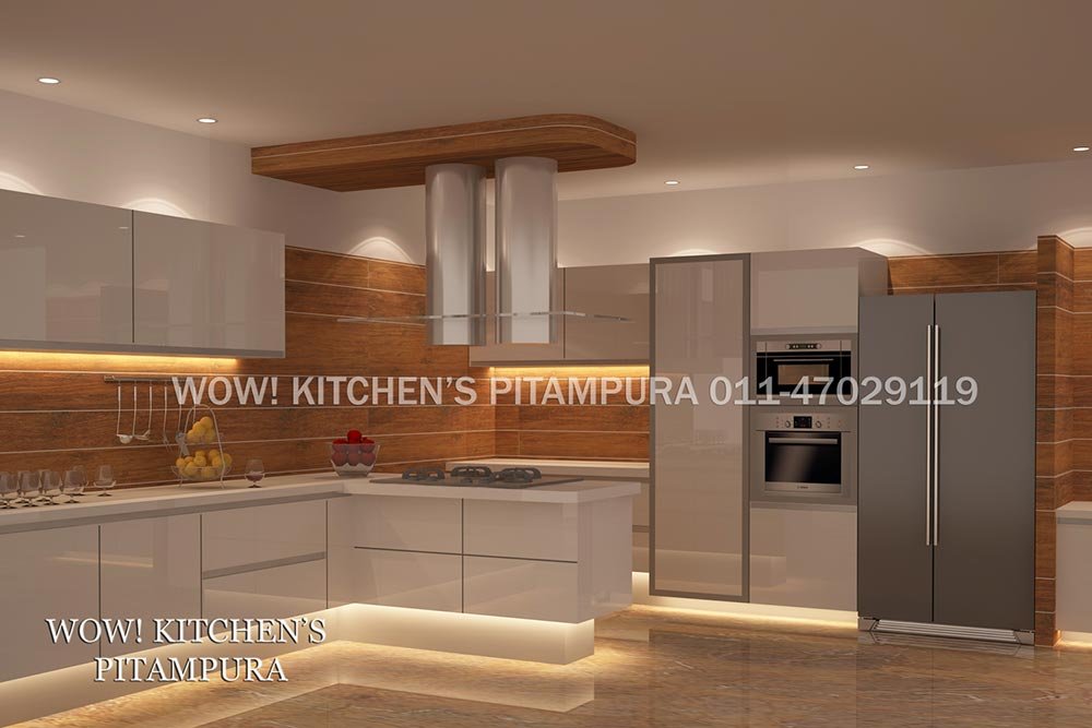 L shape kitchen design