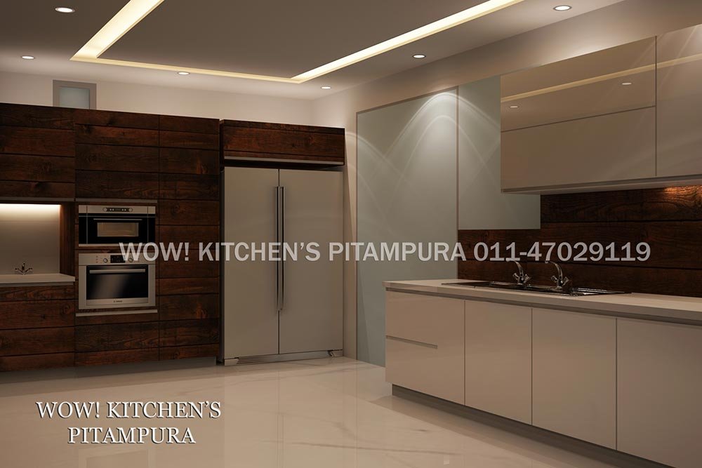 L Shaped Modular Kitchen