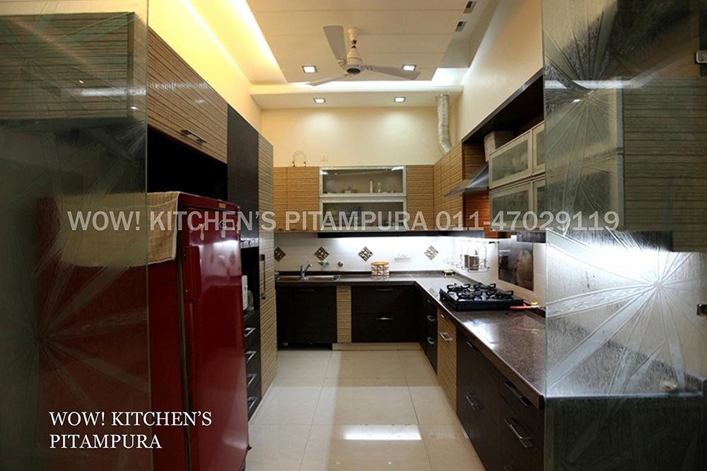 L Shaped Modular Kitchen