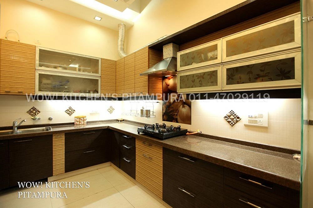 L shaped kitchen