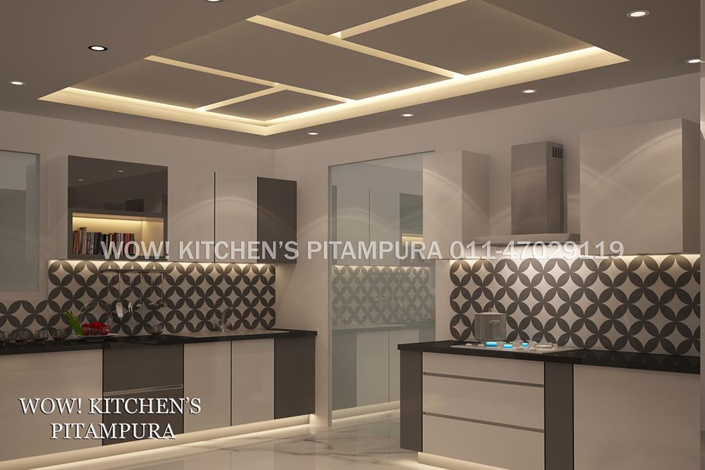 L shaped kitchen