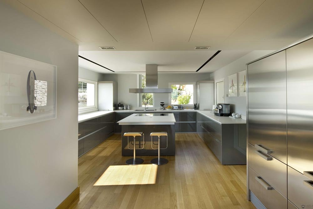 stainless steel modular kitchen