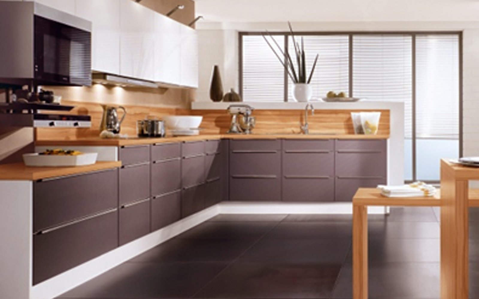 L Shape modular kitchens
