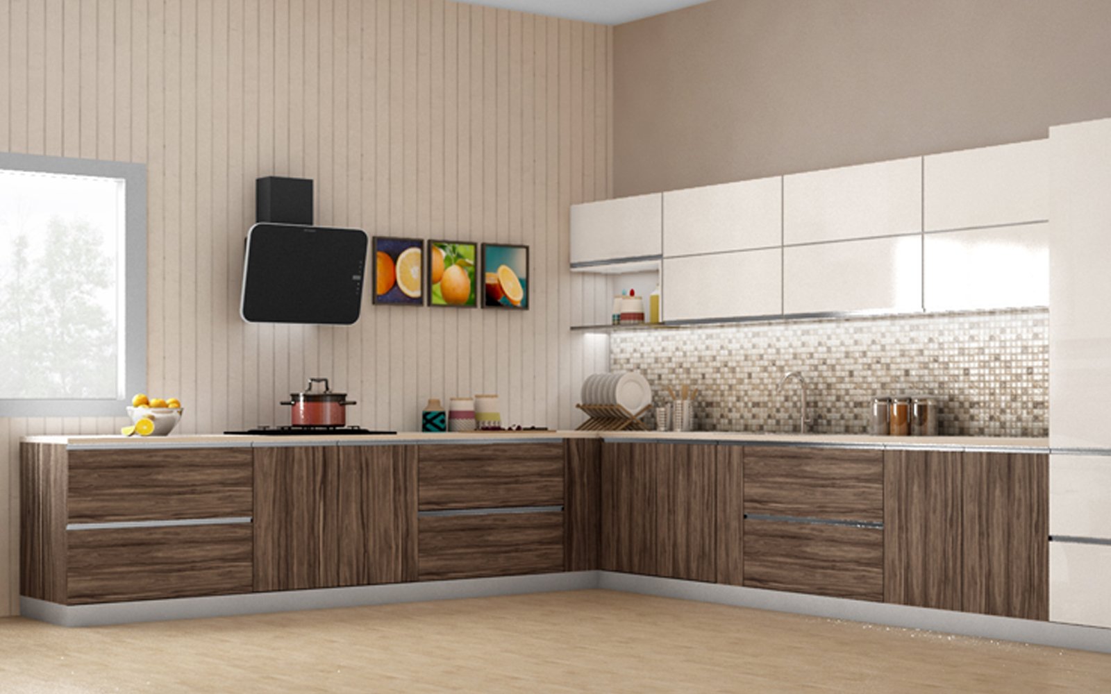 L Shape kitchen design